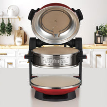 Carica l'immagine nel visualizzatore di Gallery, Ariete Forno Pizza Rosso (0927/00)- 2 Piastre In Pietra Refrattaria-2 Pizze Contemporaneamente-5 Livelli Cottura-2300W