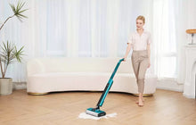 Carica l'immagine nel visualizzatore di Gallery, JIMMY SF8 Lavapavimenti senza filo, pulitore cordless a batteria con doppio rullo e doppio serbatoio, display LED e sistema di autopulizia, autonomia 35min