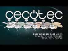 Carica e avvia il video nel visualizzatore di galleria, Ventilatore da soffitto EnergySilence Aero 3600 Vision Nude