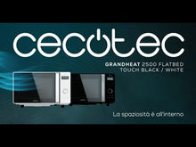 Carica e avvia il video nel visualizzatore di galleria, Microonde GrandHeat 2500 Flatbed Touch