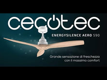 Carica e avvia il video nel visualizzatore di galleria, Ventilatore da soffitto EnergySilence Aero 590