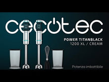 Carica e avvia il video nel visualizzatore di galleria, Frullatore a immersione Power TitanBlack 1200 XL