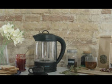 Carica e avvia il video nel visualizzatore di galleria, Bollitore Elettrico con Teiera ThermoSense 390 Clear 2200W 1,7 L