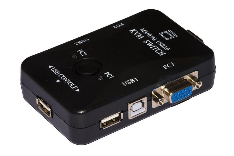 Switch Kvm 2 Pc Con Porte 2 Vga E 2 Usb (Lkkwm2)