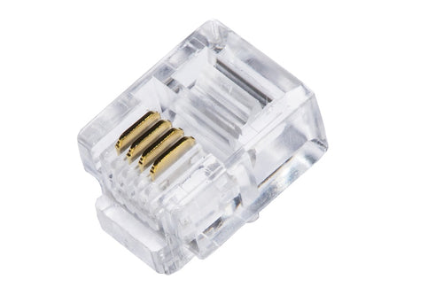 Connettore Plug Telefonico Rj11 6P4C (Conf.100Pz) (Lkpl64)
