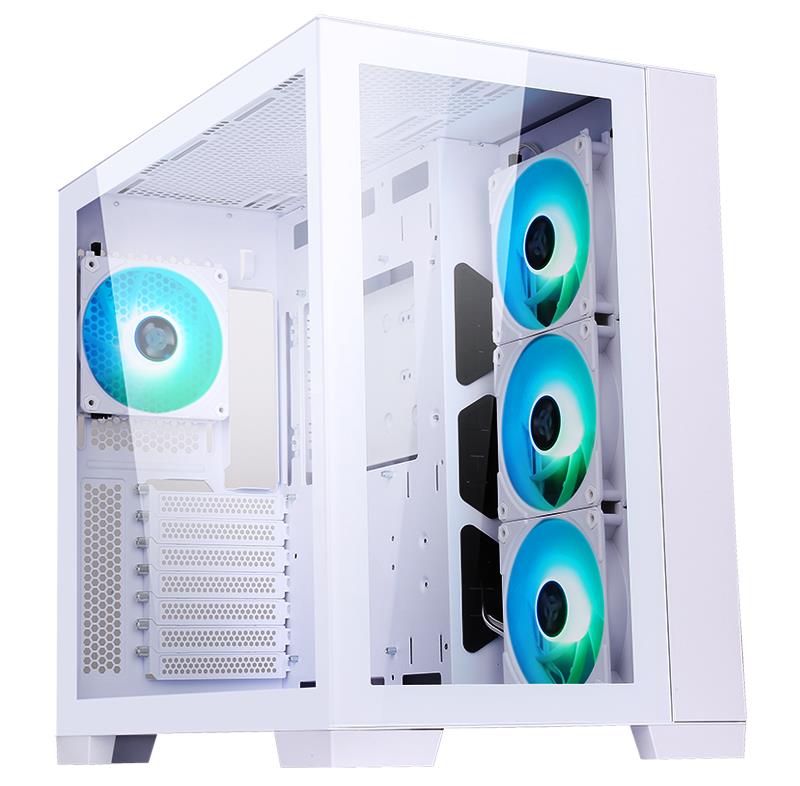 Case Gaming Dark Cave White Edition Itgcadcagw - No Alimentatore - Bianco