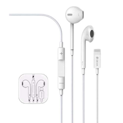 Auricolari Deelap864W Per Iphone Lightning Bianco