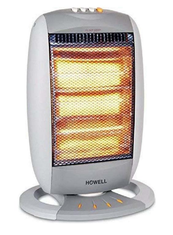 Stufa Alogena Rsa1214 1200W - Oscillante - Bianco