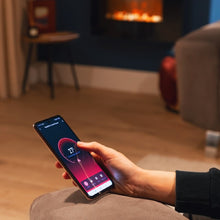 Carica l&#39;immagine nel visualizzatore di Gallery, Caminetto Elettrico Readywarm 3550 Curved Flames Connected-02
