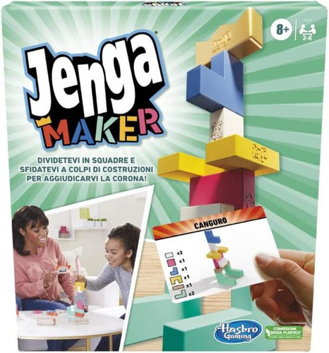 JENGA MAKER MATTONCINI IN LEGNO IMPILA LA TORRE POS230583