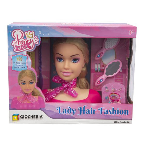 Princy Bella - Piccola Princy Testa Da Pettinare Con Mille Accessori