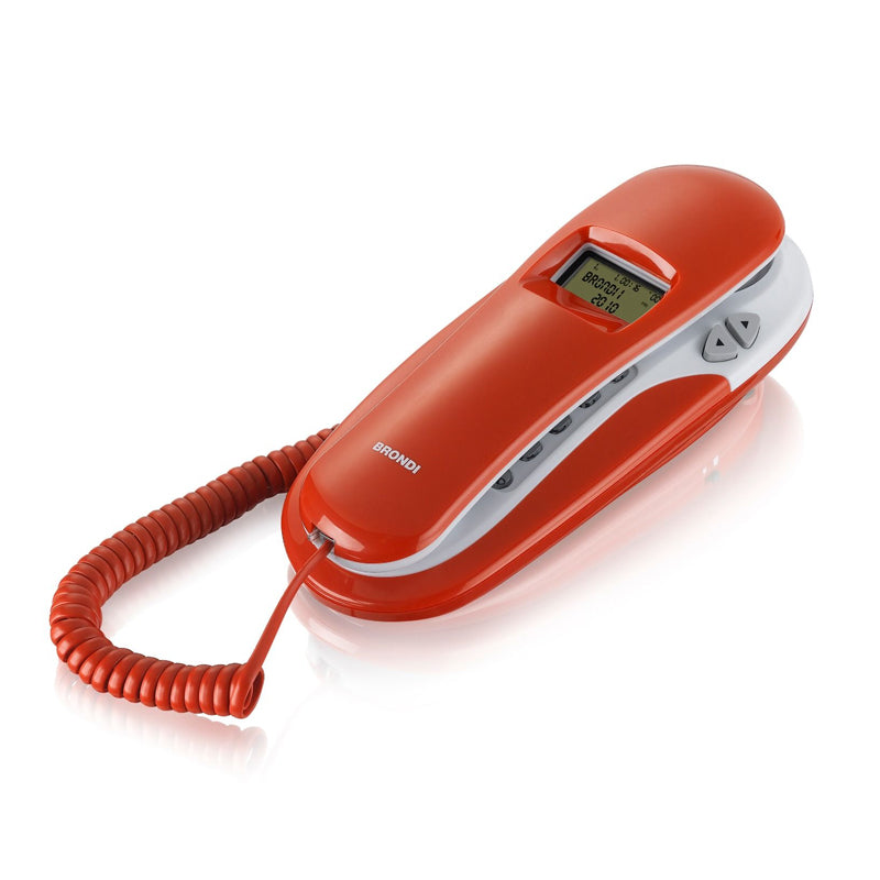 Brondi Kenoby Cid (Rosso/Bianco)  Telefono Corded  Lcd