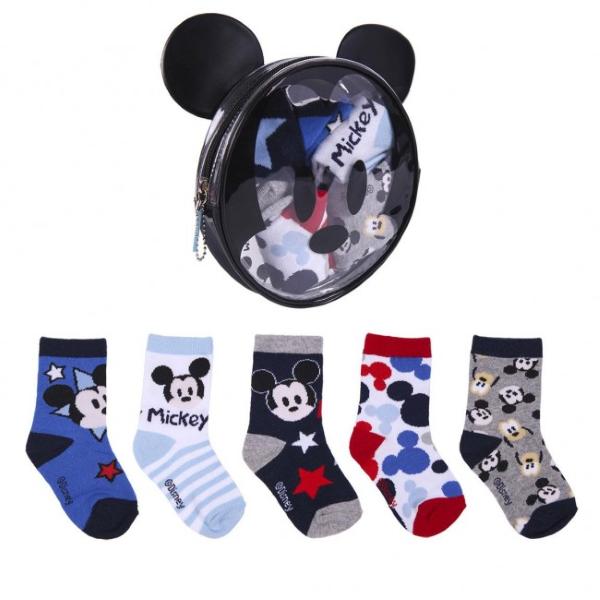 SET CALZINI 5 PZ MICKEY MOUSE MIS. 17/18