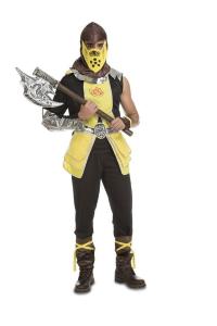 Costume Uomo Mortal Kombat Scorpion -S-