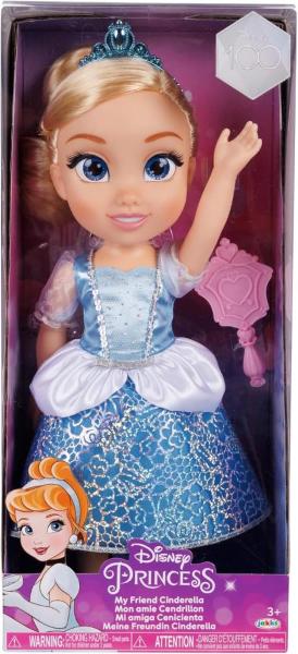 Disney Princess - Bambola Grande Cenerentola 35 Cm  Toddler Con Spazzola
