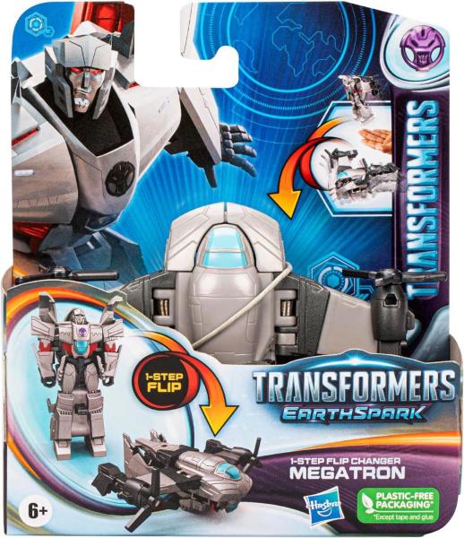 Transformers Earthspark 1 Step Flip Changer - Megatron