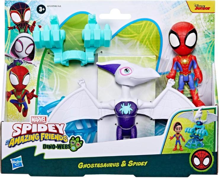 Spidey Dino Con Personaggio E Accessori - Spidey