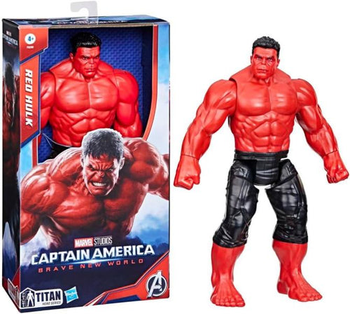 Avengers Captain America Hulk Rosso Deluxe Titan Hero