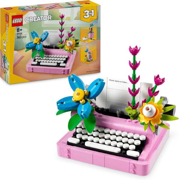 Lego Creator Macchina Da Scrivere Con Fiori
