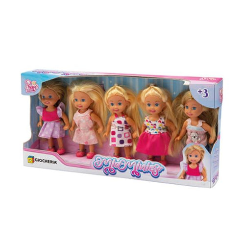 Princy Bella - Mini Doll In Pack Da 5 Bamboline