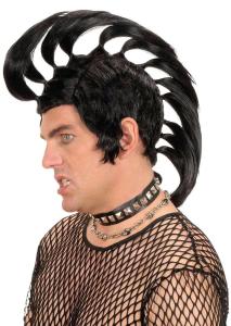 Parrucca Mohawk Uomo Punk