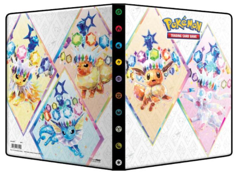 Carte Pokemon Ultra Pro Portfolio Evoluzioni Prismatiche 9 Tasche 14 Pagine Scarlatto E Violetto 8.5