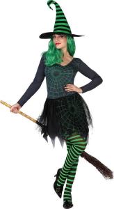 Costume Strega Verde Ad. Xs