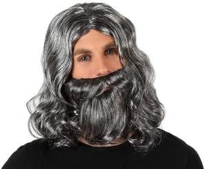 Parrucca/Barba Scura Gesu