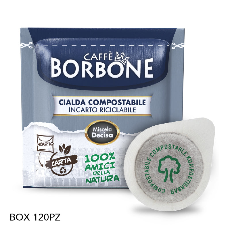 Cialde Ese 44Mm Caffe'' Borbone Miscela Decisa (Nera)  Box 120Pz