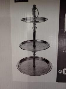Alzatina Alluminio 3 Piani 33X57