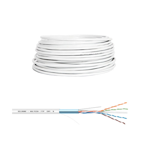 Vultech Sc1360250  Matassa Cavo Rete 50Mt Cat 6 Ftp