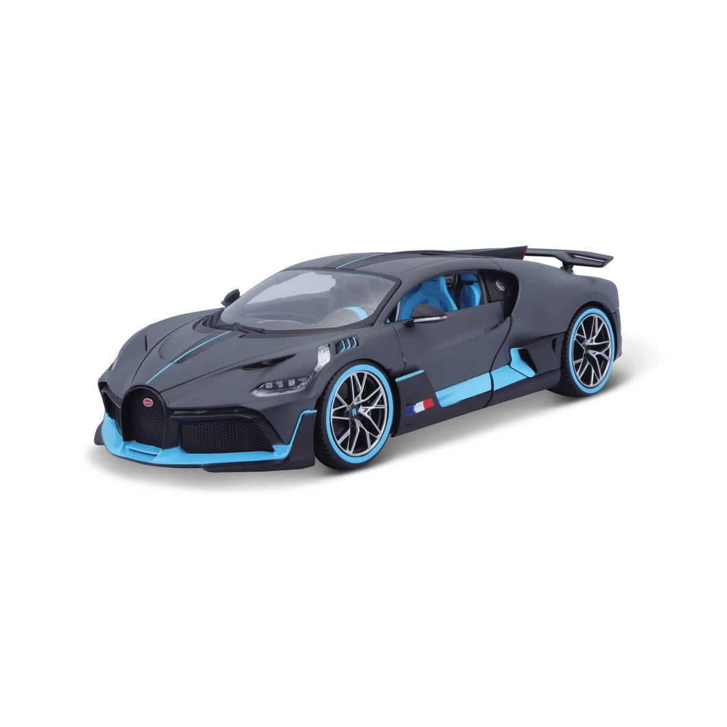 18-11045 GY - Bburago - 1:18 - Bugatti Divo - azzurro/grigio