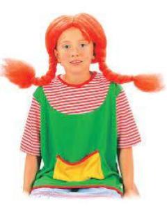 Parrucca Pippi Bambina