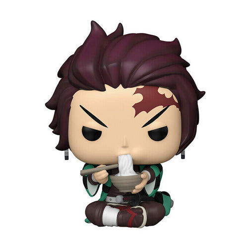 Funko Pop Tanjiro With Noodles (57346)  Demon Slayer  Animation  Num 1304