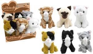 Gatto Cm.16 Peluche Cuoricini
