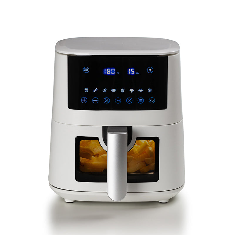 Ariete Airy Fryer Bianco (4633/03) - Friggitrice Ad Aria - 4L - Touch Control - Timer 60 Min - 1400W
