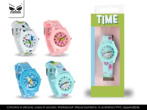 Orologio Kids Con Lancette 4 Colori