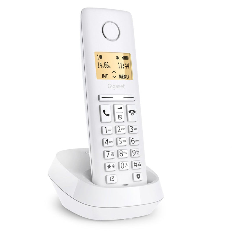 Gigaset Pure 100 (Bianco) - Telefono Cordless Singolo