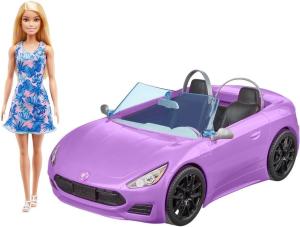 Barbie C/Auto Decapottabile Viola