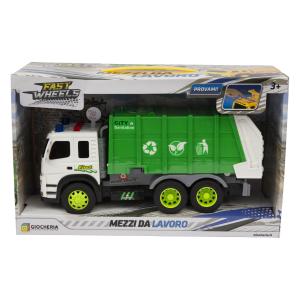 Camion Nettezza Urb. Frizione Ribaltabile Cm.33 Luci/Suoni