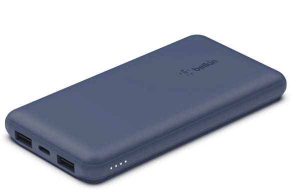 Powerbank 10K Con Cavo Usb-A Usb-C - Blu