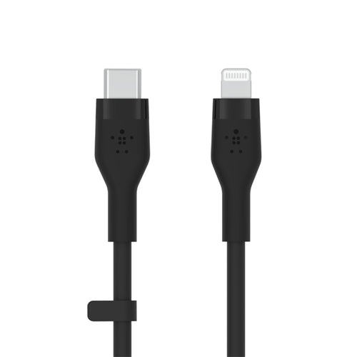Cavo In Silicone Da Usb-C A Lightning 1M - Nero