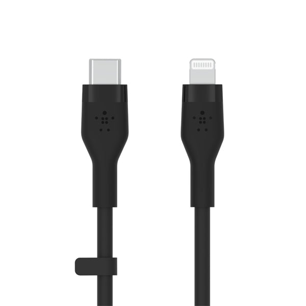 Cavo In Silicone Da Usb-C A Lightning 1M - Nero