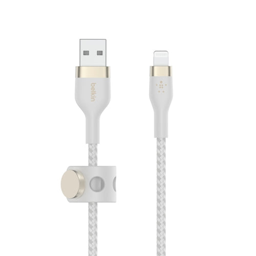 Cavo Intrecciato Silicone Da Usb-A A Lightning 2M - Bianco