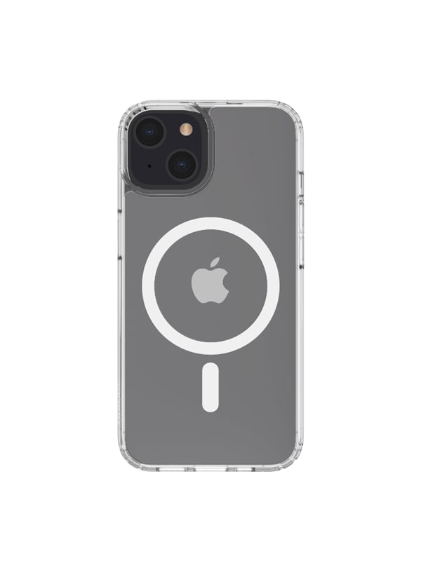 Custodia Protettiva Magnetica E Antimicrobica Per Iphone 14 -Trasparente