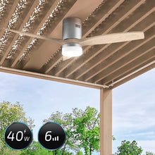 Carica l&#39;immagine nel visualizzatore di Gallery, Ventilatore da soffitto EnergySilence Aero 5600 Steel Aqua Connected
