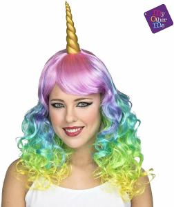 Parrucca Unicorno Multicolor