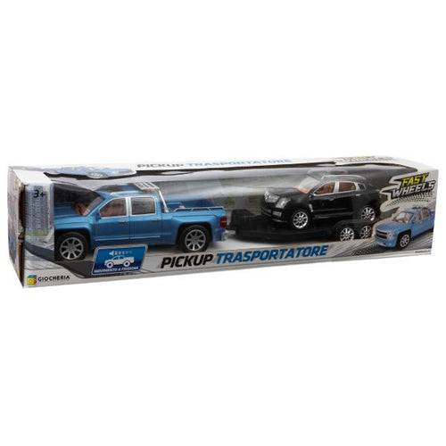 Fast Wheels - Pick Up A Frizione Con Carrello 2 Colori