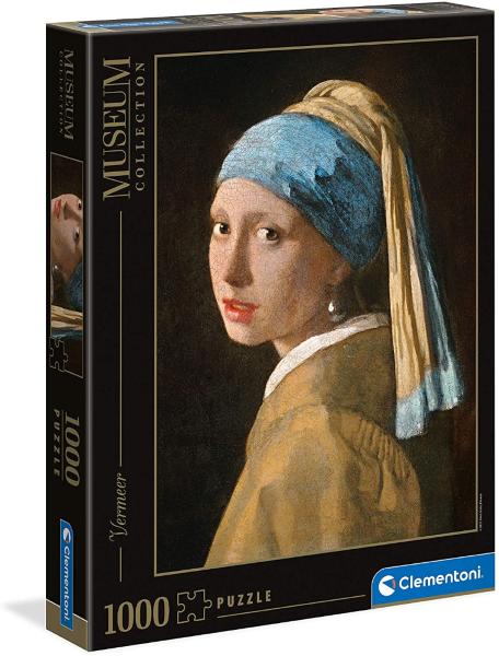 Puzzle 1000 Pz Museum Art Collection Girl With Pearl E.V.