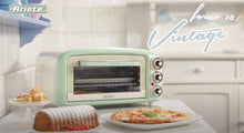 Carica l&#39;immagine nel visualizzatore di Gallery, Ariete Forno Vintage Verde (0979/04)  18L  3 Posizioni Cottura  Timer 60 Min  1380W
